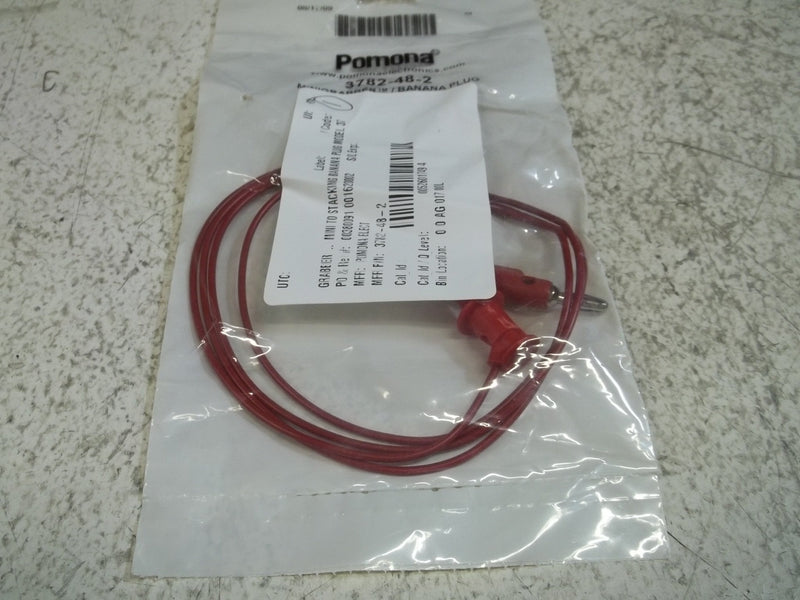 [Australia - AusPower] - Pomona 3782-48-2 MINIGRABBER/Banana Plug (RED) 