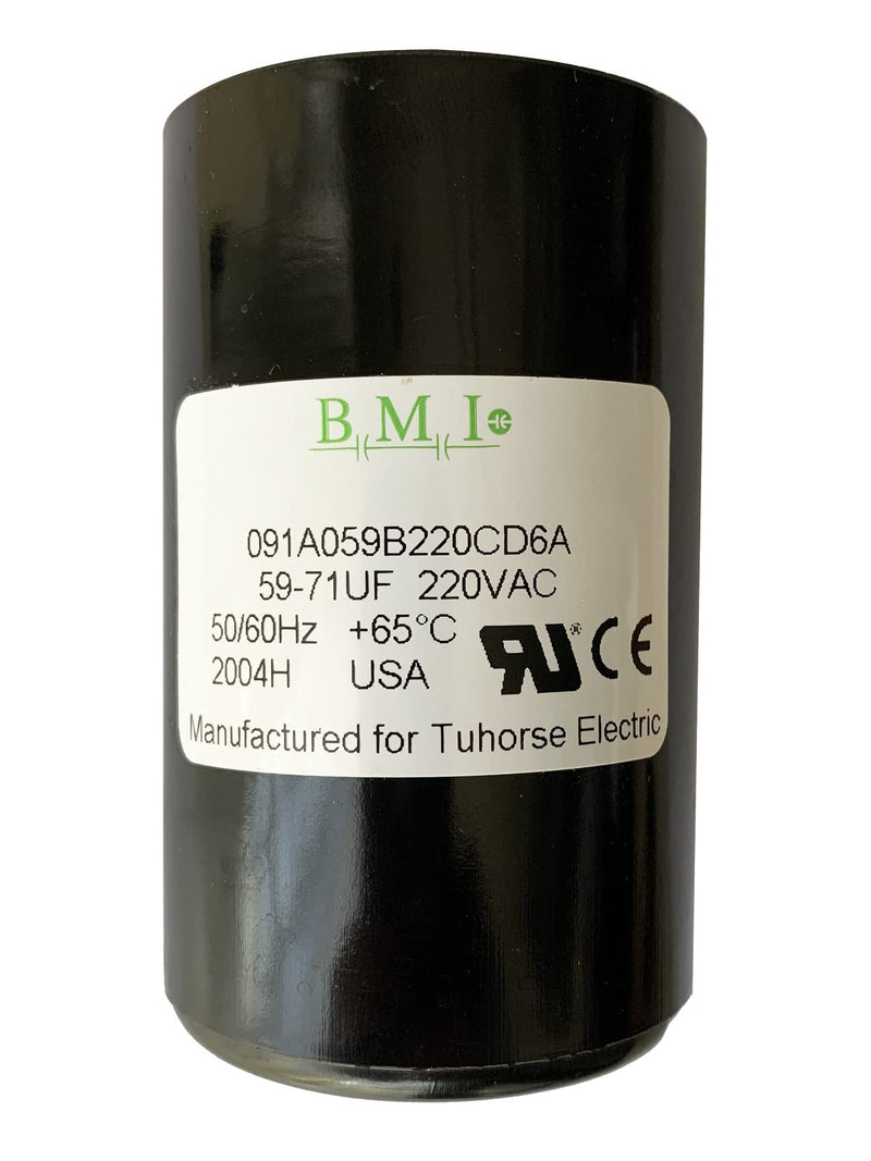 [Australia - AusPower] - 59-71 MFD (uF) 220VAC 1/2 and 3/4 HP Well Pump Control Box Motor Start Capacitor for Franklin 275464105, 2801054915, CRC 2824075015 New 