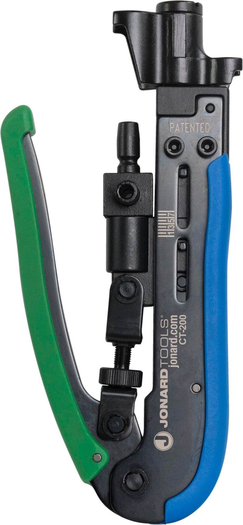 Jonard Tools CT-200, Universal Compression Tool with Dual Head for Coaxial Cable F Connector