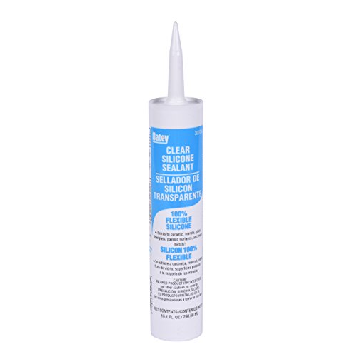 Oatey 30236 high performance silicone sealant caulk tube, clear, 10.3 oz.