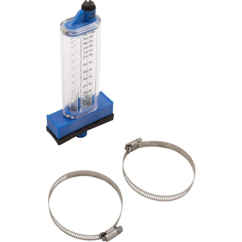 [Australia - AusPower] - Rola-Chem Flowmeter Top Mount 570351T, 40-140 GPM, PVC Flow Meter for 2" Pipe, Accurate Flow Rate Measurement for Residential Swimming Pools 