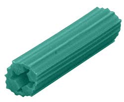 [Australia - AusPower] - CRL 1/4" Hole, 1-1/4" Length 10-12 Screw Expanding Plastic Green Screw Anchors Pack of 100 by CR Laurence 
