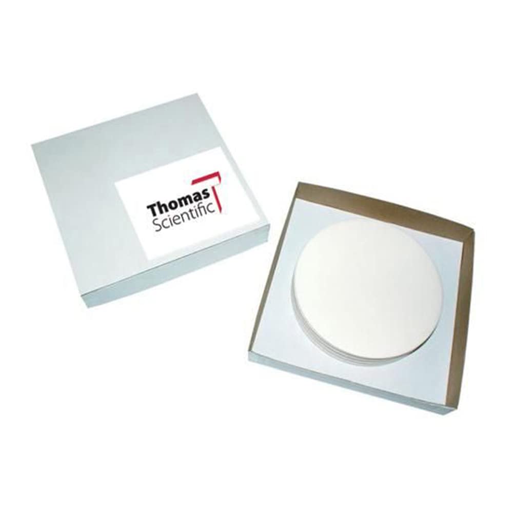 Thomas CFP4-090 Cellulose Qualitative Filter Paper, 20-26 Micron, Fast Flow, Grade, CFP4, 9cm Diameter (Pack of 100) 20-26 micrometer Pore, Fast Flow, Grade CFP4, 9cm Diameter (Pack of 100)