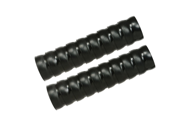 [Australia - AusPower] - Loc-Line - 81302AS Anti-Static Vacuum Hose Component, Black Acetal Copolymer, 2-1/2" ID, 2 x 12" Length Segments (18 elementals total) 