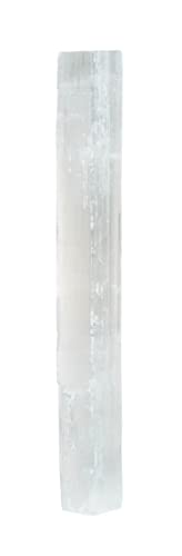 | Selenite Stick | Large | Size 6” - 9” | 1 Pc | Crystals and Healing stones, spiritual gifts for women, Reiki, Chakra, Witchcraft, Yoga, Meditation Accessories