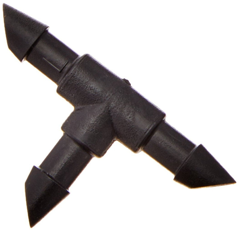 [Australia - AusPower] - Mister Landscaper MLT-TEE 1/4" Drip Irrigation Vinyl Barbed Tee (10 Quantity) 