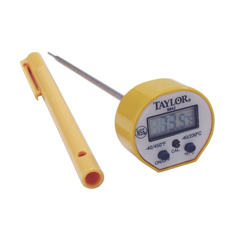 [Australia - AusPower] - Taylor 9842 5" Waterproof Digital Pocket Probe Thermometer, 1.5mm Diameter Probe 