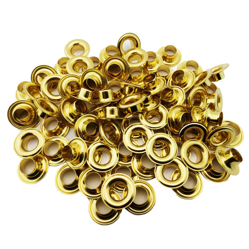 C.S. Osborne Brass Grommets & Washers #G1-1 Size 1 (9/32 Hole) 144 Sets