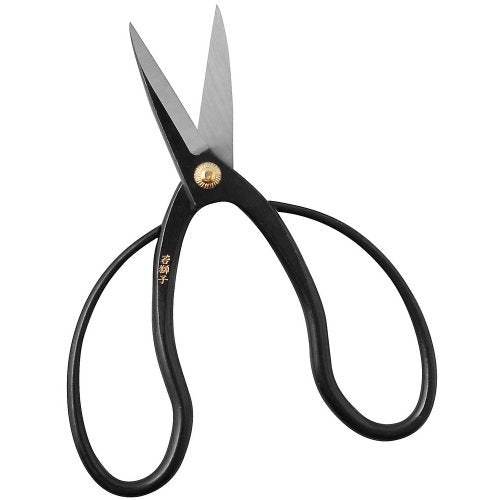 Wakashishi 180mm Japanese bonsai scissors, stainless steel cutters with sharp blades and ergonomic handles