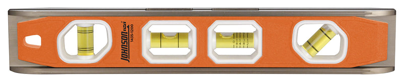 [Australia - AusPower] - Johnson Level & Tool 1435-1200 Magnetic Torpedo Level, 12", Orange, 1 Level 12 Inch 