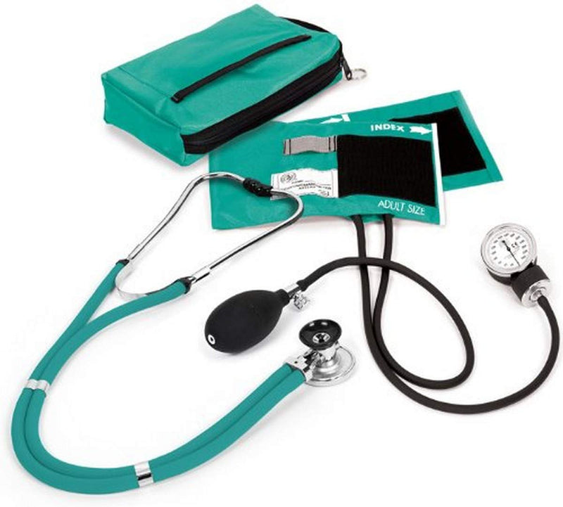 [Australia - AusPower] - Prestige Medical Aneroid Sphygmomanometer/Sprague-Rappaport Kit, Teal 