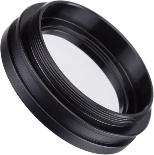 AmScope SM10 1X Barlow Lens for SM Stereo Microscopes, Black, 48 mm