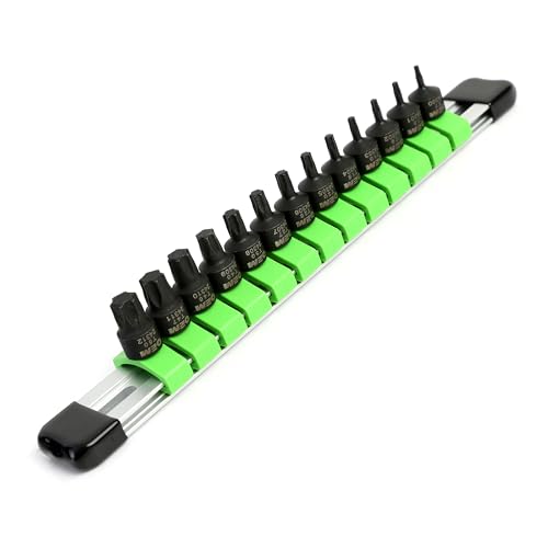 OEMTOOLS 24293 13-piece stubby Torx bit socket set with 1/4-inch drive star drive bits
