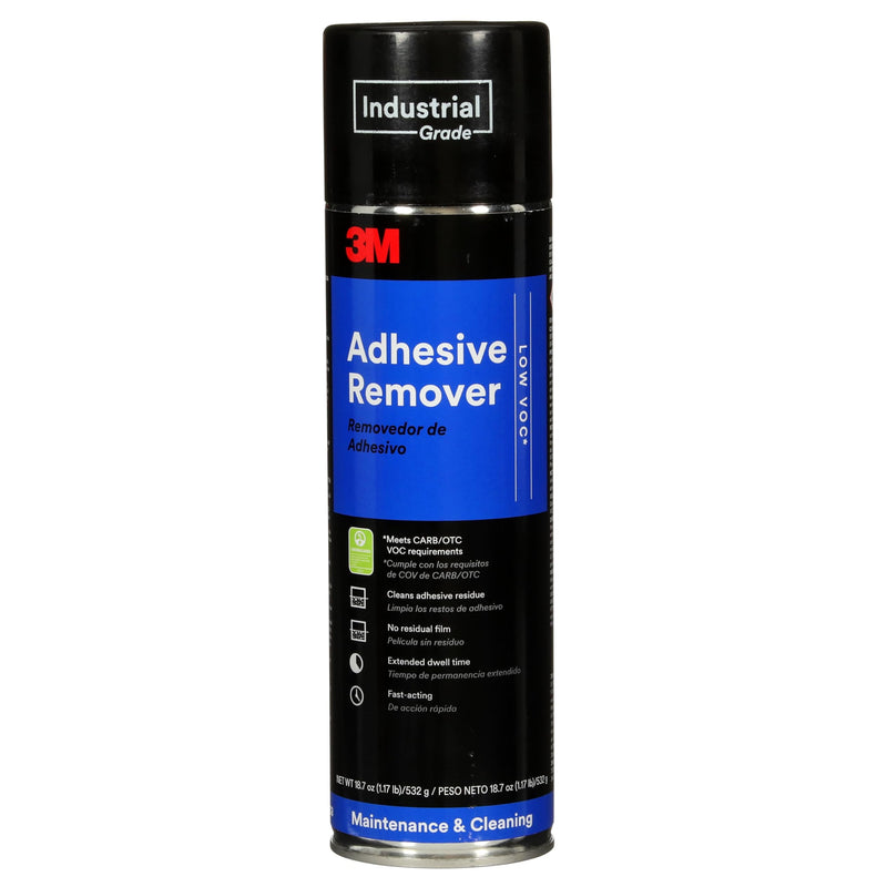 3M Adhesive Remover Low VOC <20%, Net Wt 18.7 oz