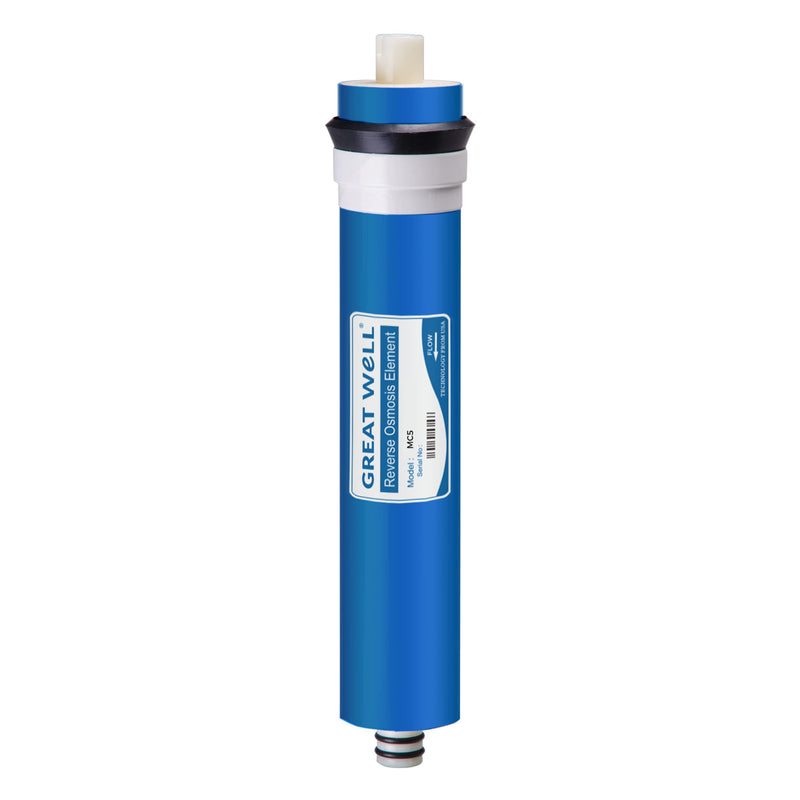 iSpring Greatwell Reverse Osmosis Membrane 50 GPD 11.75” X 1.75”, Replacement Fits Standard Under Sink RO Drinking Water Filtration System, MC5