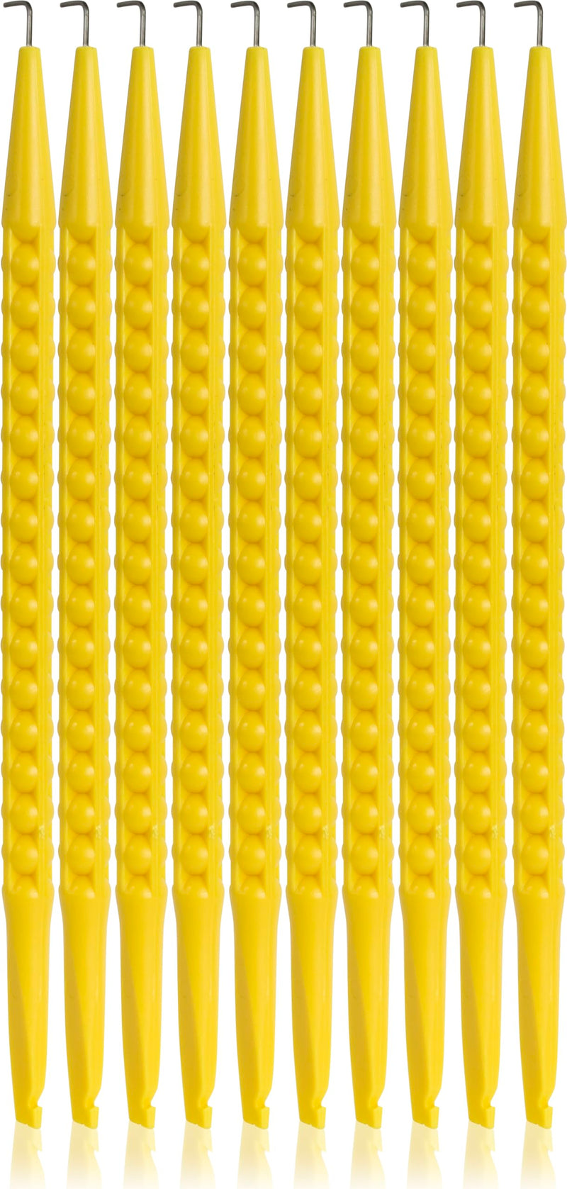[Australia - AusPower] - Jonard Tools JIC-22035NT/10 Yellow Nylon Probe Pick Spudger with L-Shaped Wire Hook, 7" Length (Pack of 10) Probe Pick (P/10) 