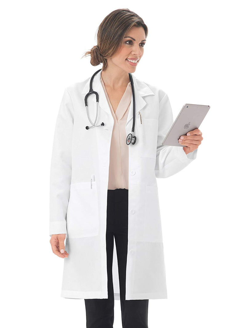 Meta Labwear Women's 1964 37" Labcoat White 8