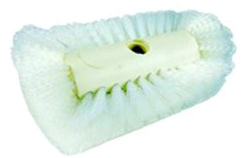 Weiler 75570 8-inch vat brush with white nylon fill and plastic block, made in the USA