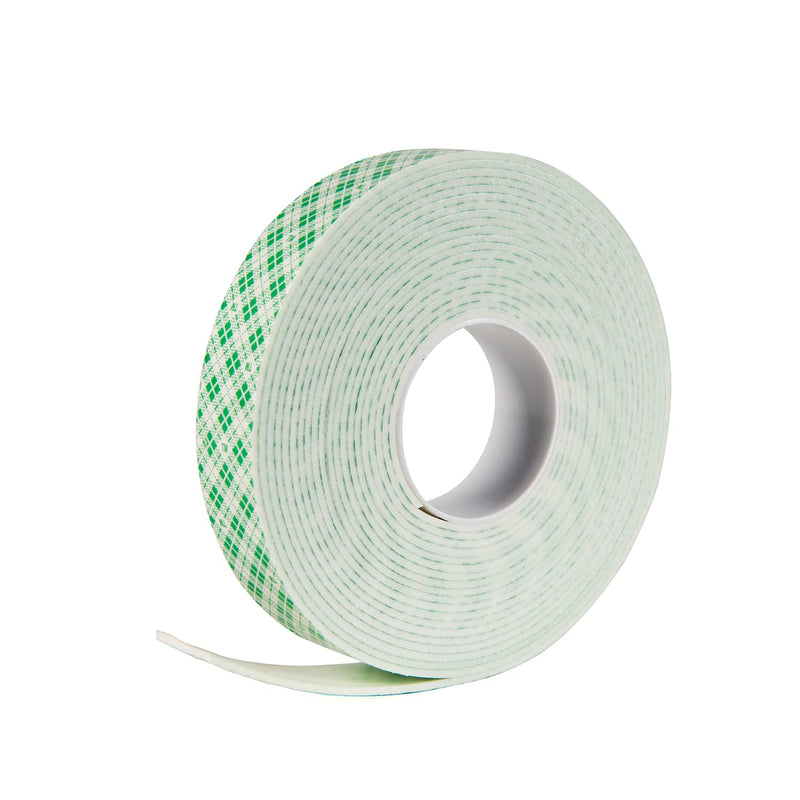 3M 4026 Double Coated Urethane Foam Tape, Bonding, Attaching, Mounting, White, 0.75 in x 5 yd, 1 Roll 3M