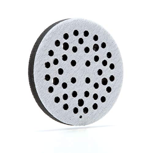 3M Clean Sanding Soft Interface Disc Pad, 5-inch x 1/2-inch, 44-hole sanding disc backing pad