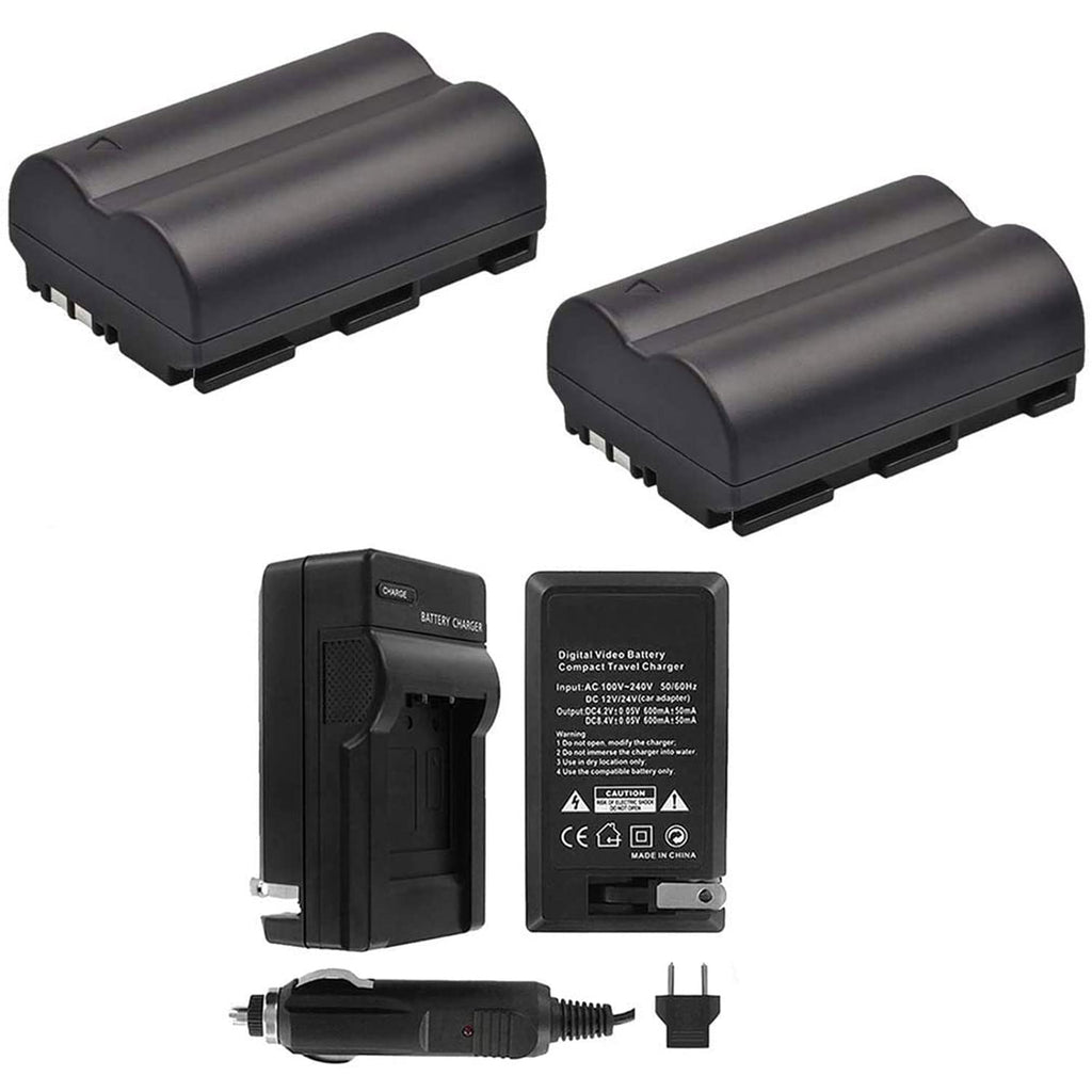 [Australia - AusPower] - UltraPro Canon BP-511/BP-511a/BP-512 High-Capacity Replacement Batteries with Rapid Travel Charger for Canon Digital Cameras 