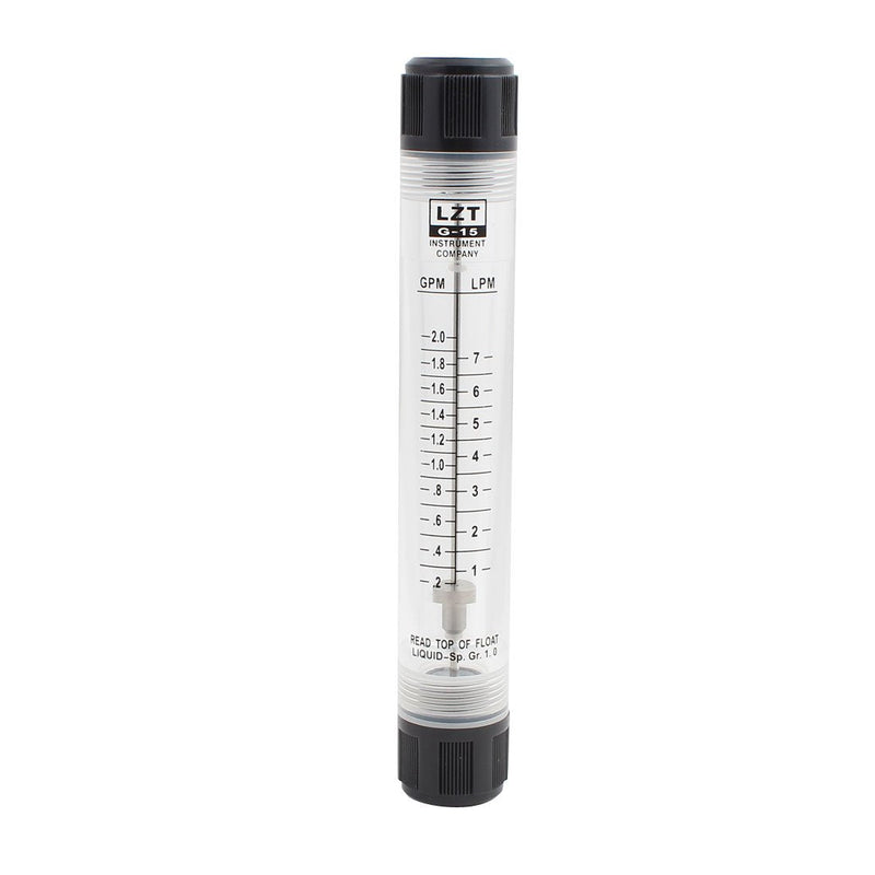 [Australia - AusPower] - uxcell A11120300ux0019 1/2 Inch Female Thread 0.2-2.0 GPM 1-7 LPM Water Liquid Inline Flowmeter LZM-15 