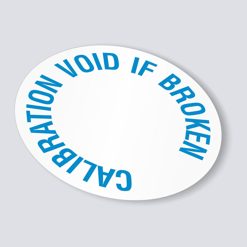 SmartSign Calibration Void If Broken Labels | Pack of 200, 0.75" x 0.75" Tamper Resistant Vinyl Stickers, Made in USA Destructible Vinyl Labels - Pack of 200