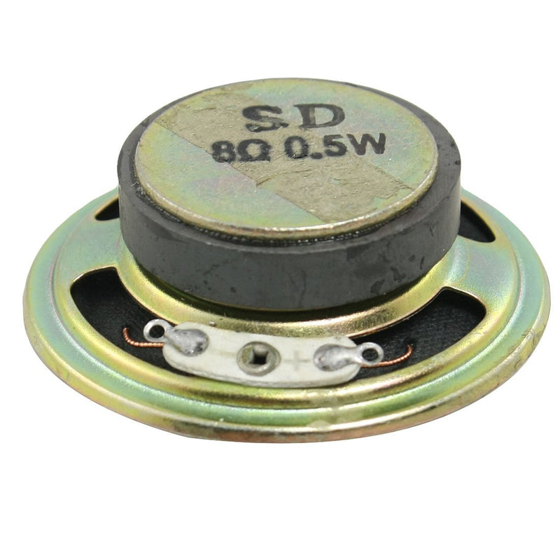 [Australia - AusPower] - uxcell 2" Diameter Round Metal Shell External Magnet Speaker 8 Ohm 0.5W 