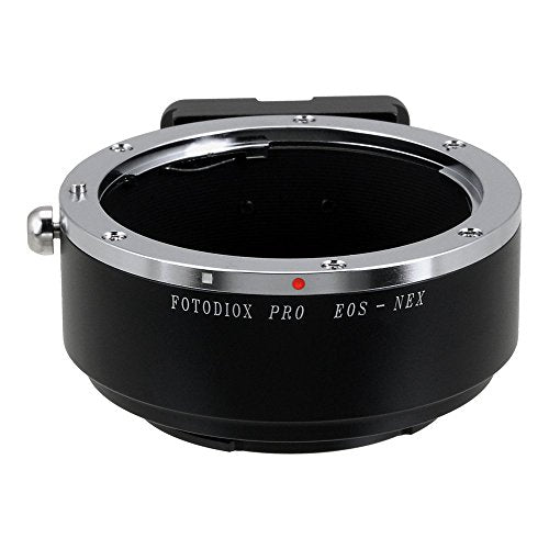 Fotodiox Pro Lens Mount Adapter Compatible with Canon EOS EF and EF-S Lenses to Sony E-Mount Cameras, Black (EOS-SnyE-Pro) Canon EOS EF/EF-S