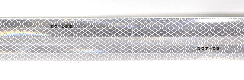 2" x 12" Strips of 3M Diamond Grade Conspicuity Solid White Reflective Safety Tape 983-10 Package of 10