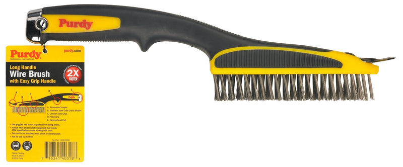 [Australia - AusPower] - Purdy 140910200 Wire Brushes Long Handle, One Size, Multi 