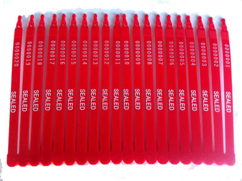 [Australia - AusPower] - Red Tite-Lock Plastic Truck Door Seal (Package of 100) 