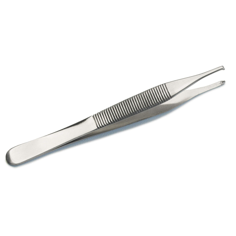 Graham-Field Adson Thumb Tissue Forceps, 1x2 Teeth, Stainless Steel, Medical Tools and Surgical Suture Kit 4 3/4" Length, 2758