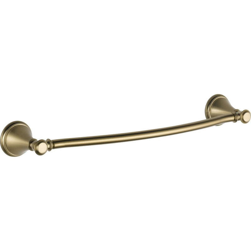 DELTA Cassidy 18 inch Towel Bar, Champagne Bronze, Bathroom Accessories, 79718-CZ