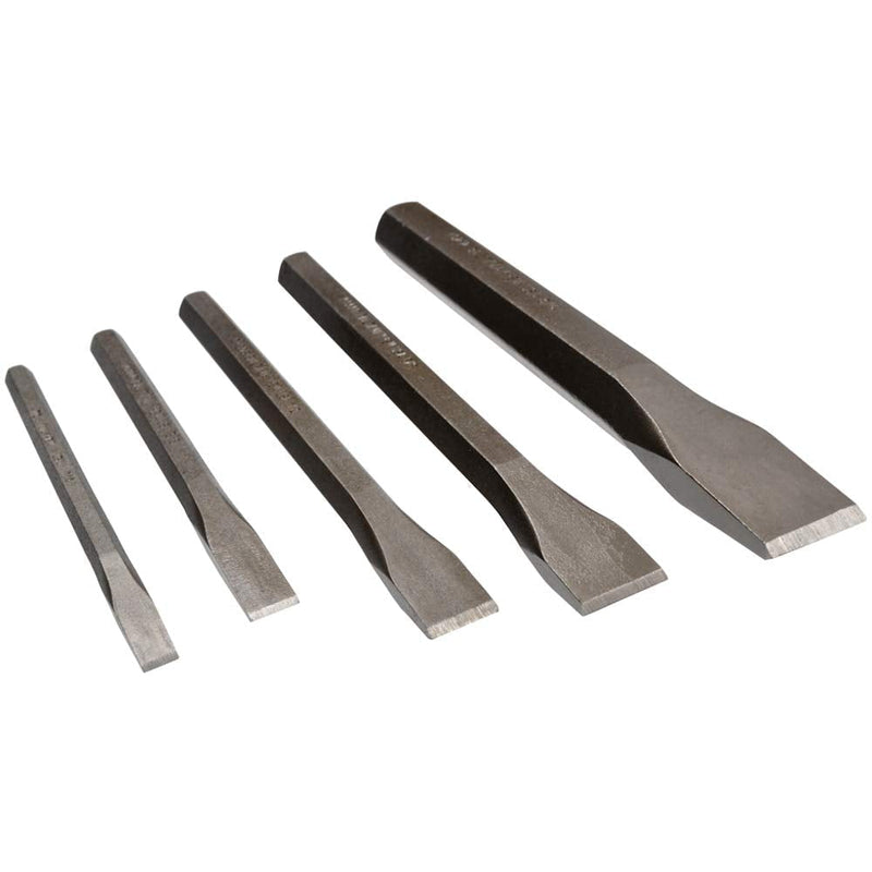 Mayhew Tools 90002 Cold Chisel Set, 5-Piece, Shot Blast Finish