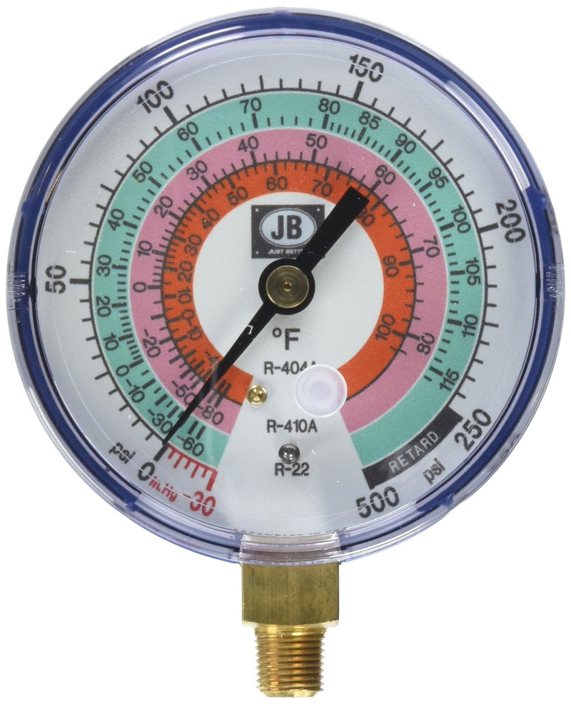 [Australia - AusPower] - JB Industries M2-820 Glow In The Dark Manifold Gauges, 3-1/8" 
