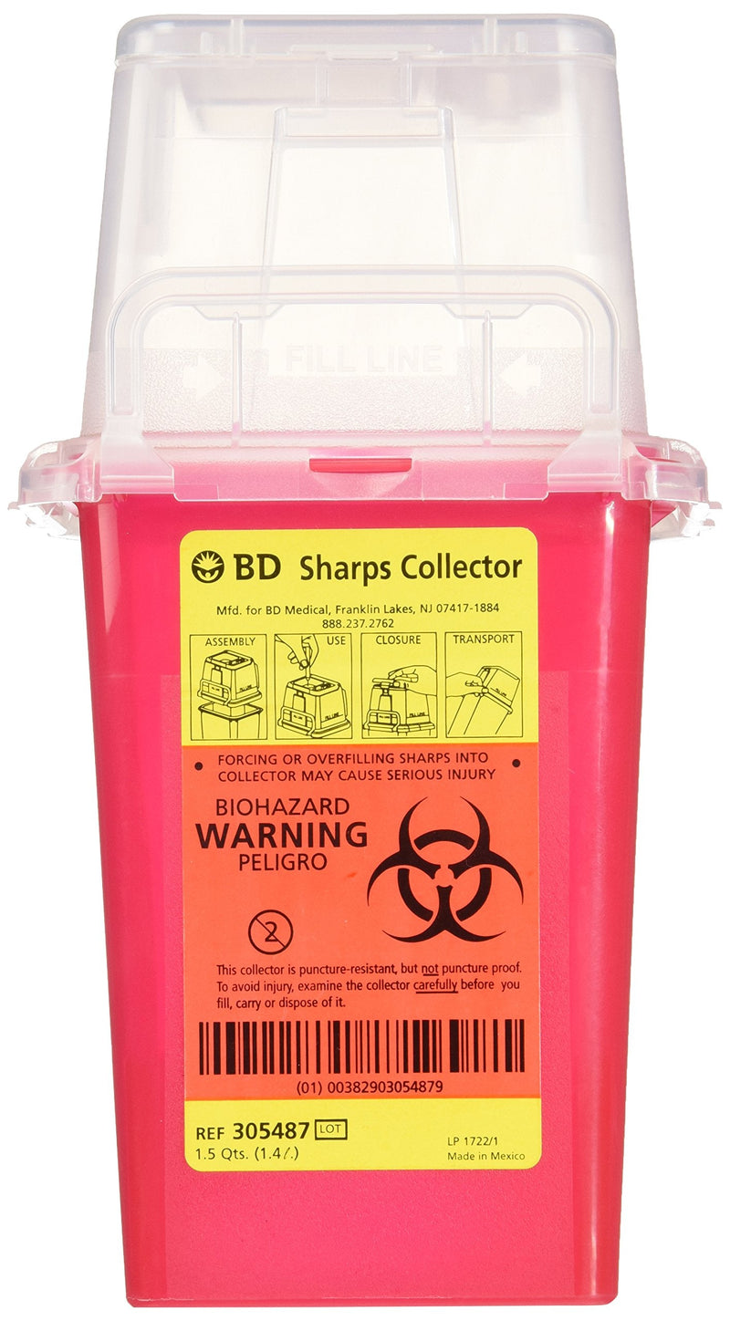[Australia - AusPower] - BD Sharps Collector 1.5 QT 305487 by BND 00001 