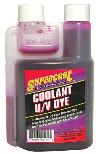[Australia - AusPower] - TSI Supercool RD8 Radiator Coolant Water Based U/V Leak Detection Dye (Self Measure Bottle), Purple, 8-Ounce Bottle 