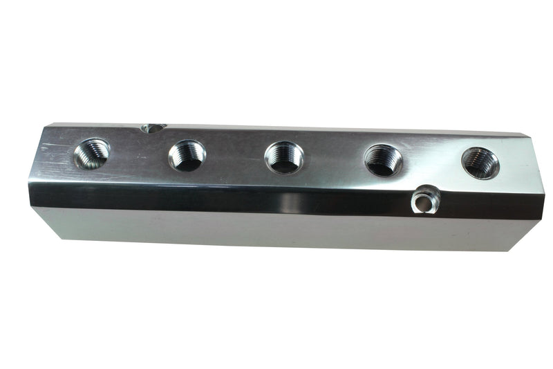 [Australia - AusPower] - Coilhose Pneumatics 3054 High Flow Manifold, 1/2-Inch FPT Supply Port, Five 1/4-Inch FPT Output Ports 
