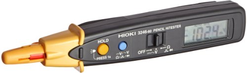 Hioki 3246-60 HiTester pen-sized digital multimeter with flashlight, 600V and 42 MΩ resistance testing