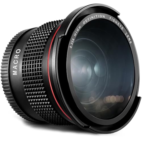 Altura Photo 58mm 0.35x Fisheye Wide Angle Lens with Macro for Canon DSLR