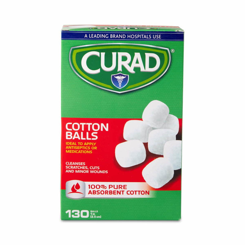 [Australia - AusPower] - Curad Sterile Cotton Balls, 1", 130/Box 