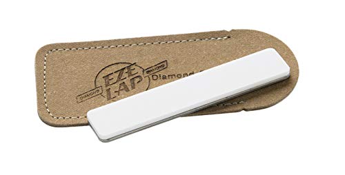 EZE-LAP double-sided sharpening stone with dual abrasive surfaces for sharpening blades and tools