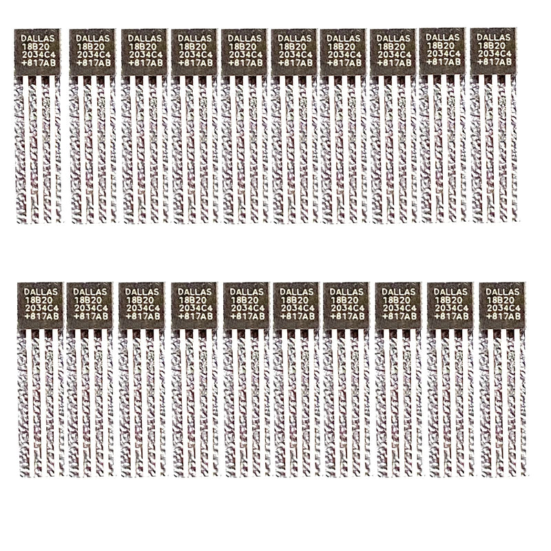 [Australia - AusPower] - 20PCS DS18B20 18B20 TO-92 3 Pins Wire Digital Thermometer Temperature IC Sensor 