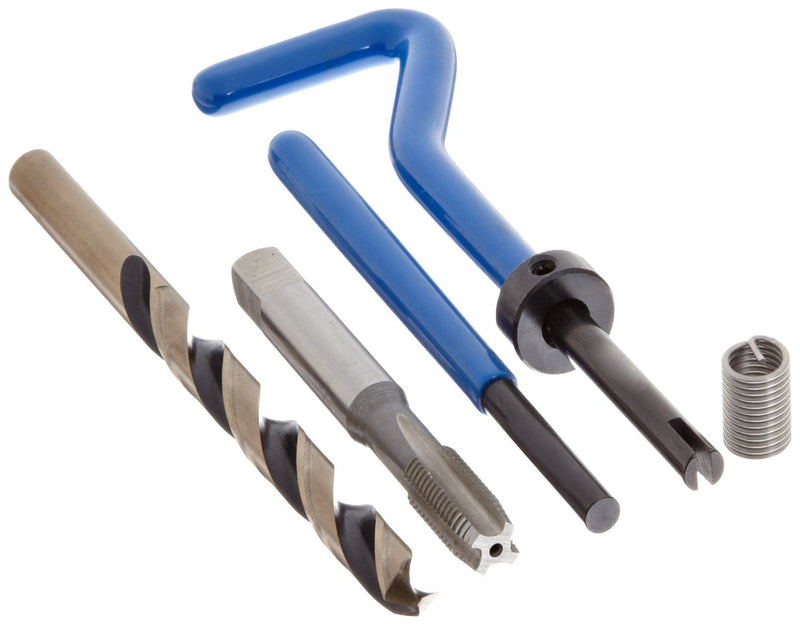 [Australia - AusPower] - E-Z Lok SK40210 Metric Helical Threaded Insert Kit, 304 Stainless Steel, M3-0.5 Thread Size, 3 mm Installed Length (Pack of 10), Black 