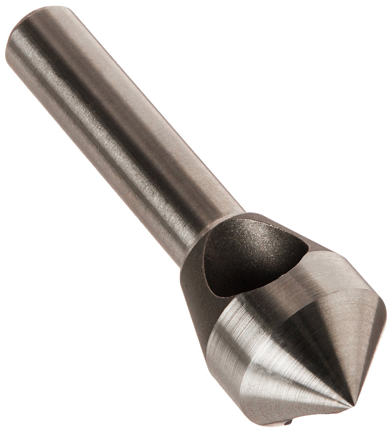 [Australia - AusPower] - KEO 53534 Cobalt Steel Single-End Countersink, Uncoated (Bright) Finish, 100 Degree Point Angle, Round Shank, 3/8" Shank Diameter, 3/4" Body Diameter 