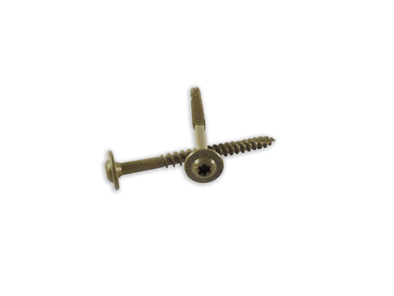 [Australia - AusPower] - ST14X212-50PC 1/4-Inch by 2-1/2-Inch Length Round Washer Head Exterior Wood Screws, 50-Pack 
