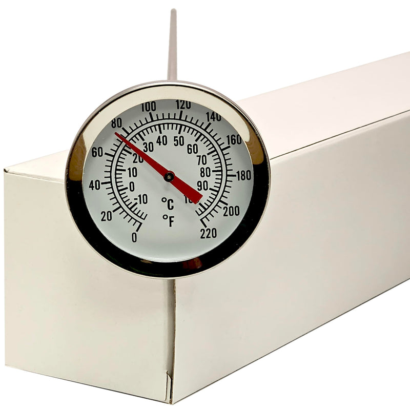 [Australia - AusPower] - Home Brew Ohio 15477 12" Dial Thermometer Kettle Brew Pot 