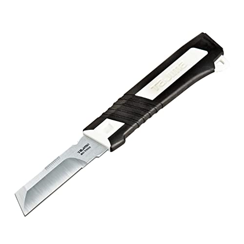 Tajima Chisel Knife 80 DK-TN80 electrician's tool with deburring groove and elastomer grip