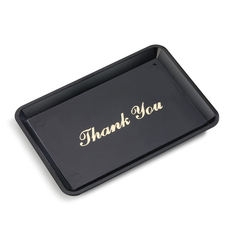 [Australia - AusPower] - New Star Foodservice 26917 Tip Tray Restaurant Guest Check Bill Holder, 4.5 by 6.5-Inch, Black with Gold Imprint, Set of 12 